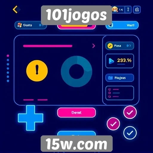 Análise da interface do usuário no 101jogos